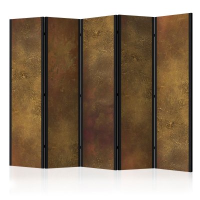 Paravent 5 volets - golden temptation ii [room dividers]