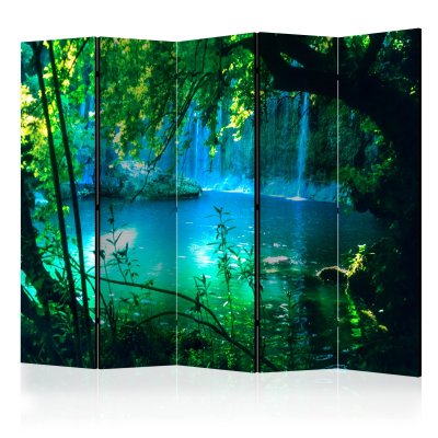 Paravent 5 volets - kursunlu waterfalls ii [room dividers]