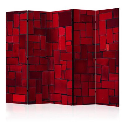 Paravent 5 volets - Red Imagination II [Room Dividers] - 225x172 (40000)