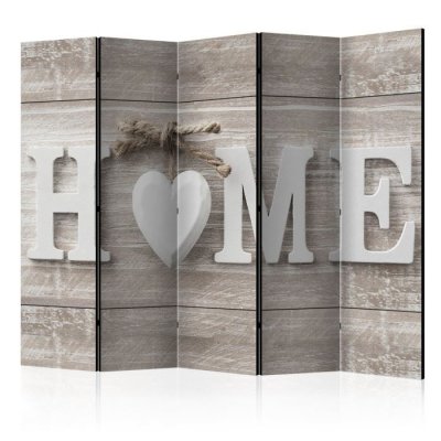Paravent 5 volets - Room divider - Home and heart - 225x172 (40092)