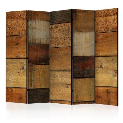 Paravent 5 volets - Wooden Textures ii [Room Dividers] 225x172