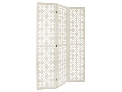 Paravent - Nomade - 120 x 170 cm - Blanc - Livraison gratuite - Blanc