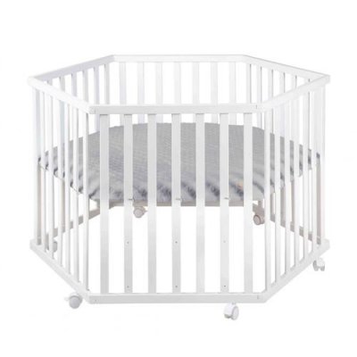 ROBA Parc b&eacute;b&eacute; hexagonal  fond de parc gris