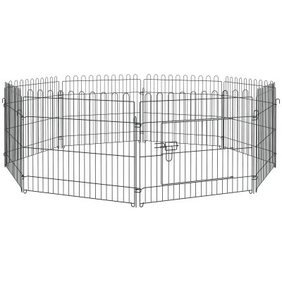 PAWHUT Parc enclos pour chiens chiots 71Lx61H cm