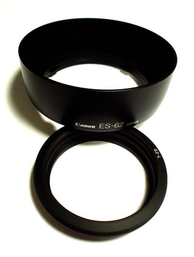 CANON Pare-soleil es-62 pour ef 50mm f/1,8