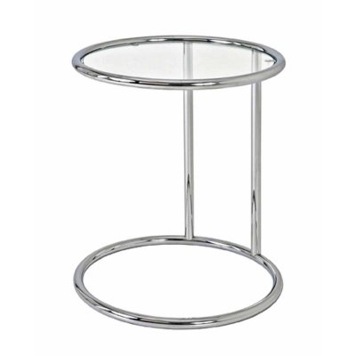 Paris Prix - Table D'appoint En Verre blaise 55cm Transparent