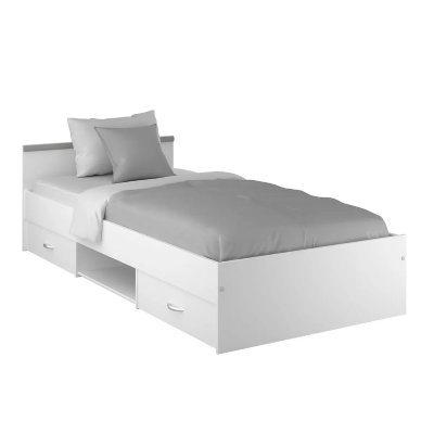 PARISOT  ZODIAC Lit enfant contemporain blanc mat - L 90 x P 200 cm