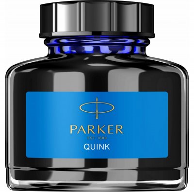 PARKER  Flacon d'encre QUINK, contenu: 57 ml, bleu royal - Lot de 3