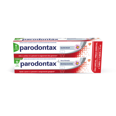 PARODONTAX  Dentifrice Blancheur Lot de 2 x 75ml