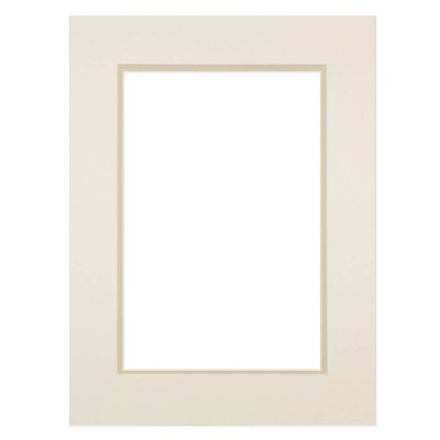 BRIO Passe-partout Double beige 40x50 cm ouverture 30x40 cm carton