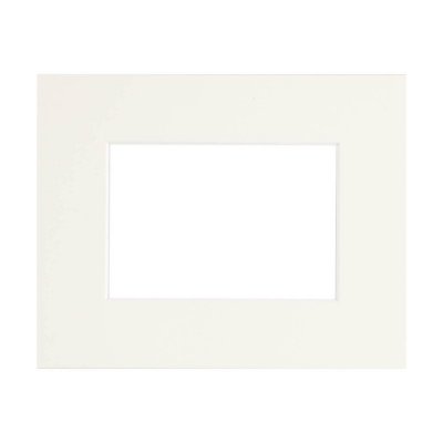 BRIO Passe-partout Epais blanc cass&eacute; 30x40 cm ouverture 20x30 cm carton