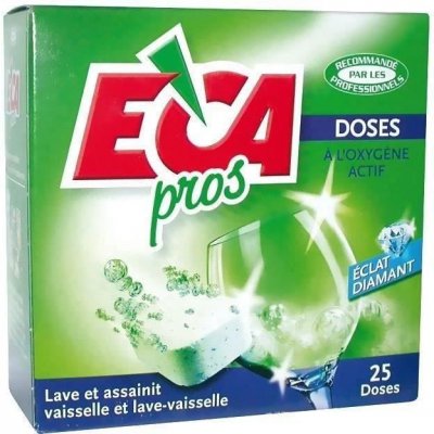 ECA PROS Pastille de lavage pour lave-vaisselle - x25 tablettes