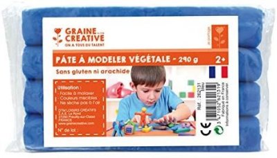  Pate a modeler vegetale bleu 262131