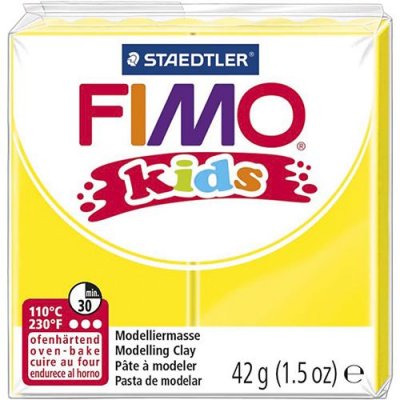 STAEDTLER P&acirc;te Fimo Kids Jaune 1 - 42 gr - Fimo - couleur variant