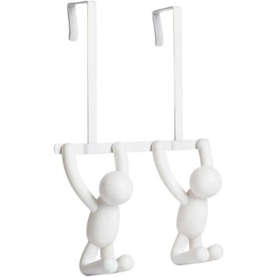UMBRA Pat&egrave;re double Buddy Hook blanc -  - Blanc - Plastique