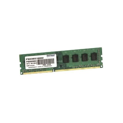 PATRIOT MEMORY Patriot PSD38G16002 8Go DDR3 1600Mhz