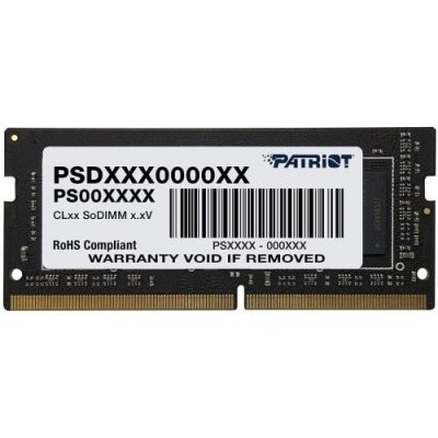 PATRIOT  Psd416g320081s 1x16gb Ddr4 3200mhz Ram Memory Noir