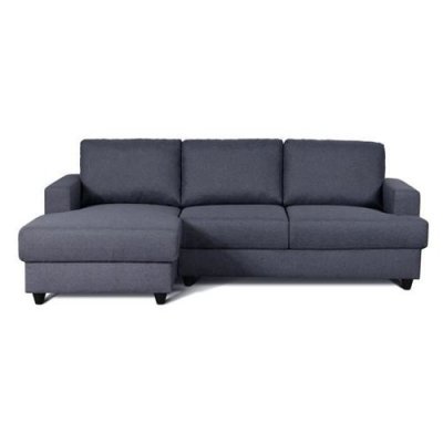 GENERIQUE PAUL Canape dangle gauche 4 places - Tissu gris anthracite - Contemporain - L 215 x P 140 cm