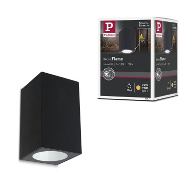 PAULMANN  Flame applique 1 lampe 10,3cm anthracite
