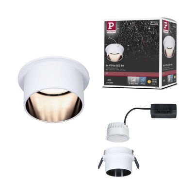 PAULMANN  Gil LED encastrable blanc/noir mat