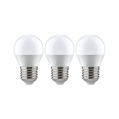 PAULMANN  goutte LED E27 5,5W 2&nbsp;700K opale, par 3