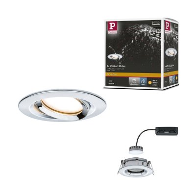 PAULMANN  Nova Plus spot LED rond chrom&eacute;