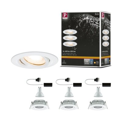 PAULMANN  Nova spot enc. LED, dimmable, IP65, blanc