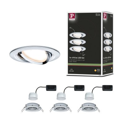  Paulmann - Spot encastrable Nova 93452 led n/a Puissance: 18 w blanc chaud n/a