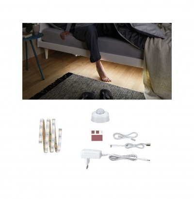PAULMANN  YourLED Night Set 3&nbsp;W avec capteur, blanc