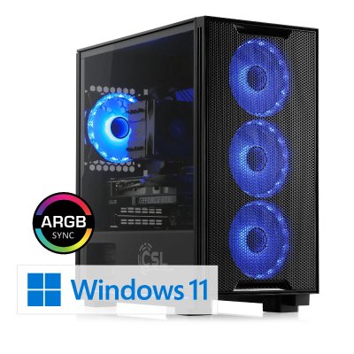 CSL COMPUTER PC Gaming -  - M12100H - AMD Ryzen 7 8700F - GeForce RTX 5060 Ti