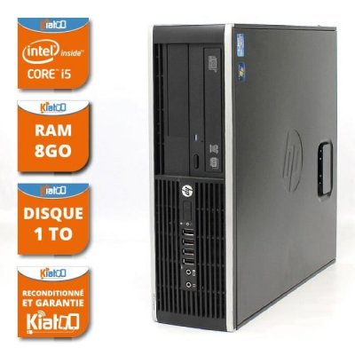 HP Pc  compaq 8200 elite sff intel core i5 2400 3.1ghz 8go 1to hdd windows 7