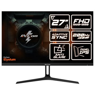 PCCOM PCCOM PcCom Elysium &Eacute;cran Gaming 27"" Fast IPS Full HD 200Hz Adaptive Sync