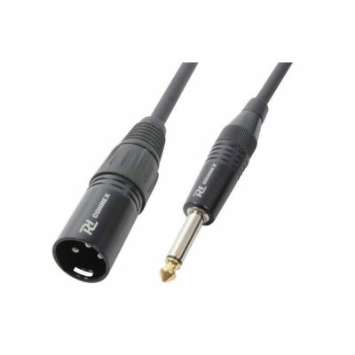 POWER DYNAMICS PD Connex C&acirc;ble audio xlr m&acirc;le / jack 6,35 - 3m