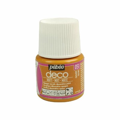 PEBEO P&eacute;b&eacute;o 204051 D&eacute;co Acrylique Mat 1 Flacon Ocre 45 ml