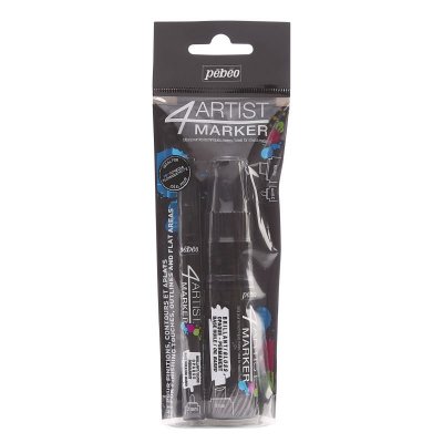  P&eacute;b&eacute;o 580893 4artist Marqueur 2 Pointes Aluminium Noir 2/8 Mm