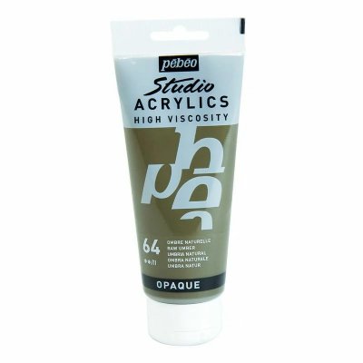 PEBEO P&eacute;b&eacute;o 831064 Studio Acrylique Tube Ombre Naturelle 100 ml