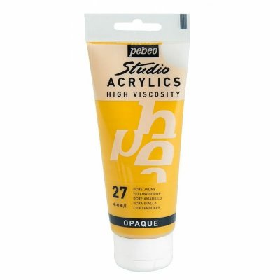 PEBEO P&eacute;b&eacute;o 837027 Studio Acrylique Tube Ocre Jaune 100 ml