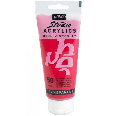 PEBEO P&eacute;b&eacute;o 837050 Studio Acrylique Tube Magenta Primaire 100 ml