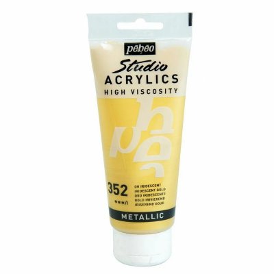 PEBEO P&eacute;b&eacute;o 837352 Studio Acrylique Tube Or Iridescent 100 ml