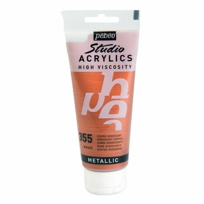 PEBEO P&eacute;b&eacute;o 837355 Studio Acrylique Tube Cuivre Iridescent 100 ml