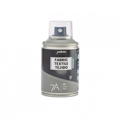  Pebeo A&eacute;rosol Pour Textile 7a - Gris Clair - 100 Ml