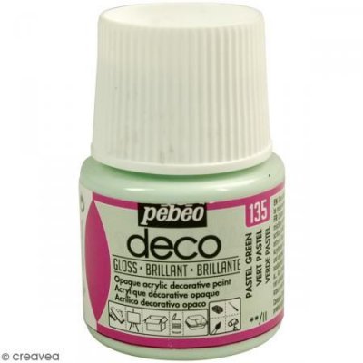 PEBEO P&eacute;b&eacute;o Deco Peinture 45 ml Brillant Vert Pastel 092135