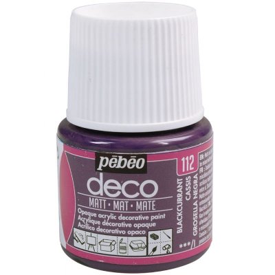 PEBEO P&eacute;b&eacute;o Deco Peinture 45 ml Mat Cassis