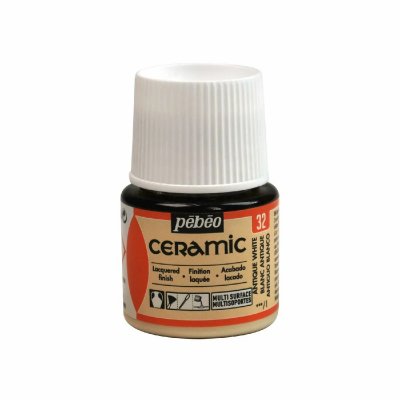PEBEO  Peinture Ceramic P&eacute;b&eacute;o 45 Ml - Blanc Antique