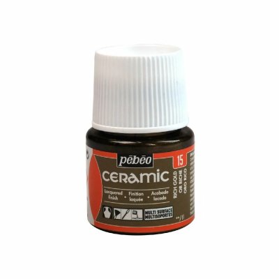 PEBEO  Peinture Ceramic P&eacute;b&eacute;o 45 Ml - Or Riche