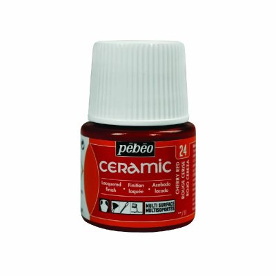 PEBEO  Peinture Ceramic P&eacute;b&eacute;o 45 Ml - Rouge Cerise
