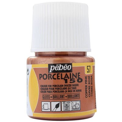 PEBEO  Peinture Porcelaine 150 P&eacute;b&eacute;o 45 Ml - Cuivre Ros&eacute;