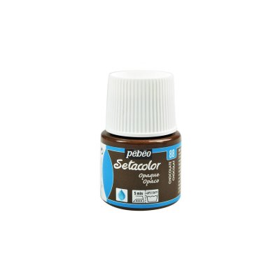 PEBEO  Peinture Setacolor Pour Tissus Opaques P&eacute;b&eacute;o 45 Ml - Chocolat