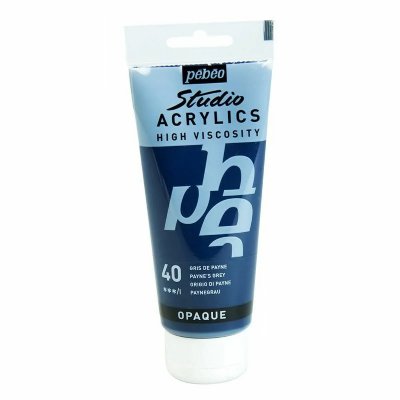 PEBEO P&eacute;b&eacute;o Peinture Studio Acrylique Tube Gris De Payne 100 Ml
