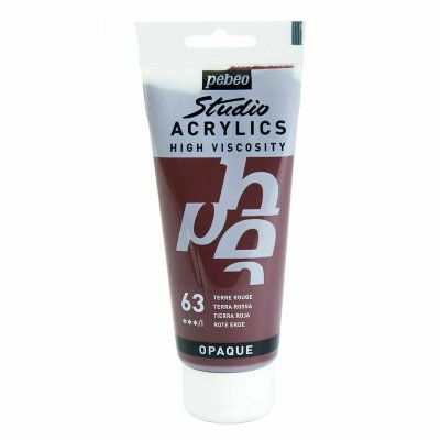 PEBEO P&eacute;b&eacute;o Peinture Studio Acrylique Tube Terre Rouge 100 Ml